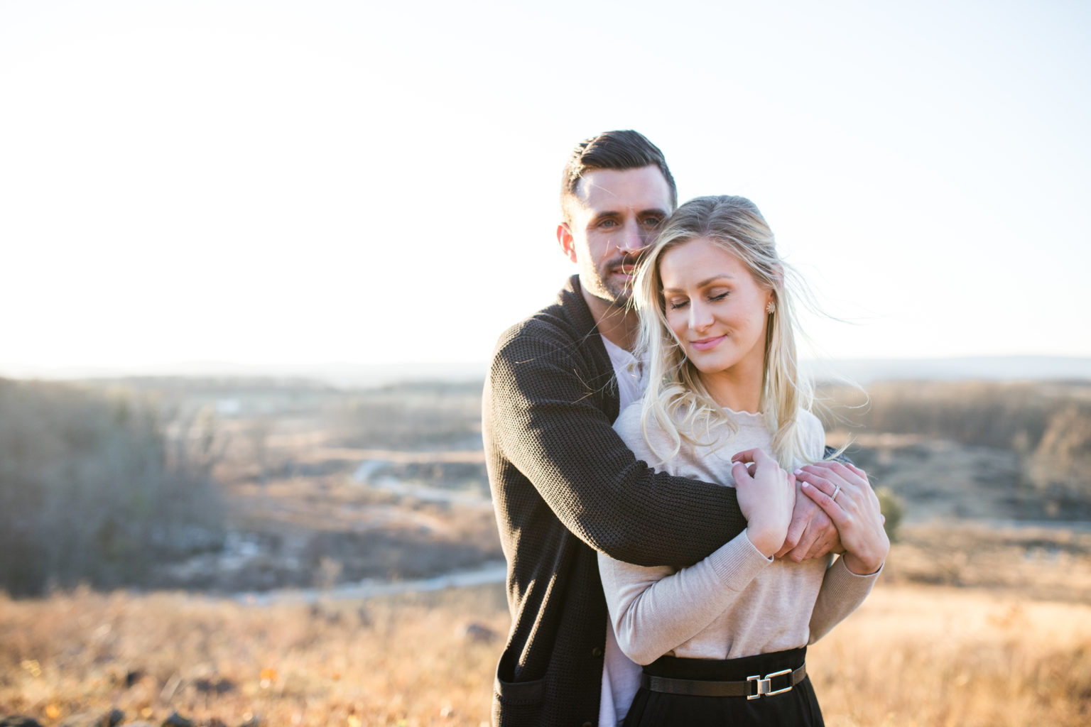 Rachel + Tyler | Gettysburg, PA Downtown and Woodsy Engagement Session ...